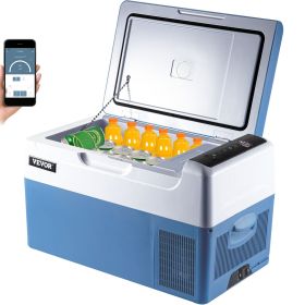 VEVOR Portable Refrigerator 23 Quart(22 Liter),12 Volt Refrigerator App Control(-4Â°F~68Â°F)