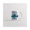 Reel Cool Papa 11oz Ceramic Coffee Mug with Fish Design â€“ Perfect Gift for Dad, Fishing Enthusiasts, Valentine's Day,