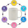 11oz Ceramic Coffee Mug with Fun "Fish On!" Design â€“ Vibrant Fishing Illustration, Perfect Gift for Dad, Mom,