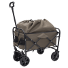 Collapsible Foldable Wagon Cart Beach Wagon Heavy Duty Utility Cart Utility Wagon Grocery Cart for for Camping Shopping Sports Gardeing Fishing Suppor