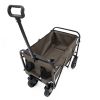 Collapsible Foldable Wagon Cart Beach Wagon Heavy Duty Utility Cart Utility Wagon Grocery Cart for for Camping Shopping Sports Gardeing Fishing Suppor